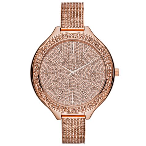 michael kors runway glitz watch rose gold|Michael Kors rose gold.